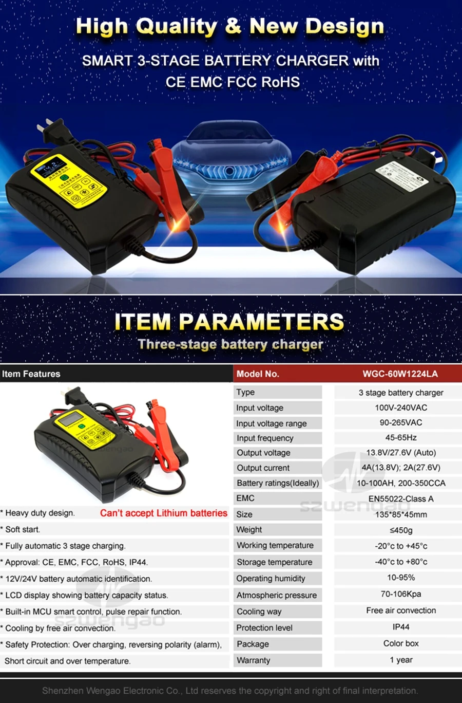12 V/24 V смарт Пульс Ремонт Зарядное устройство ЖК-дисплей Дисплей мотоцикл автомобили Батарея Зарядное устройство 12V 4A AGM гель свинцово-кислотный Батарея Зарядное устройство