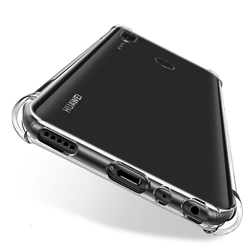 Прозрачная мягкая задняя крышка Kainue из ТПУ для телефона etui coque cover case for huawei y9 prime 2019