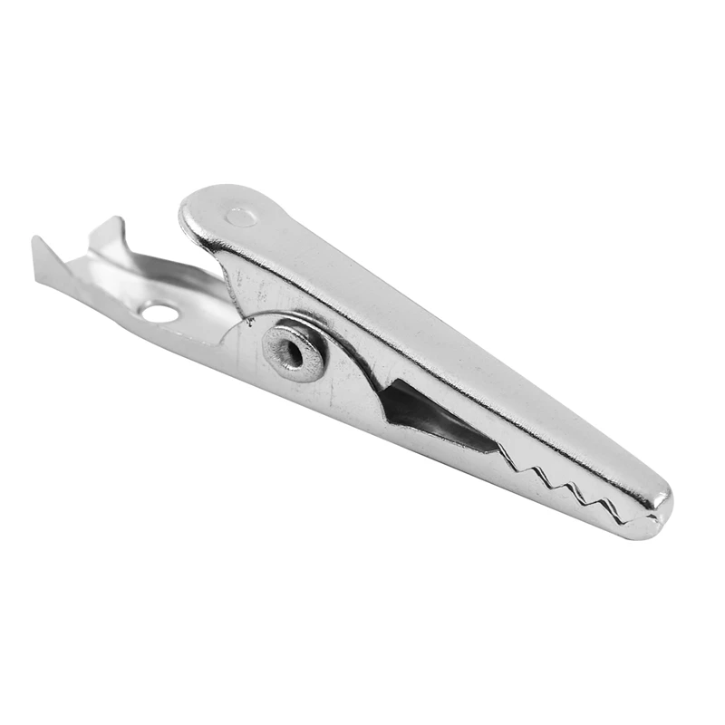 50 шт Серебряный тон металла Крокодил Зажимы крокодилы | Обустройство дома