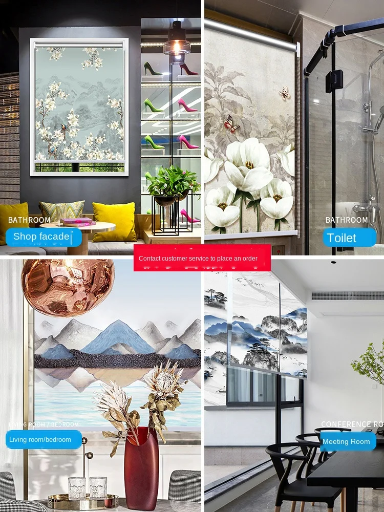 Простая занавеска Солнцезащитная ткань для кухни ванной спальни | Дом и сад