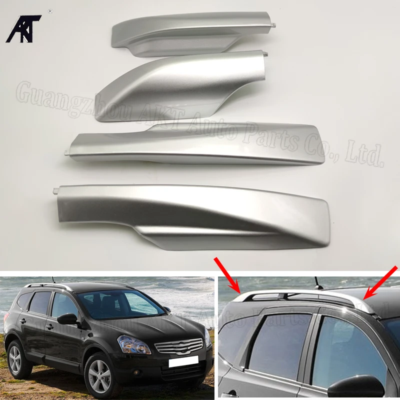 Roof Rack Cover Roof Bar Roof Rail End Shell For Nissan Qashqai 2008 2009 2010 2011 2012 2013 2014 2015 Luggage rack cover
