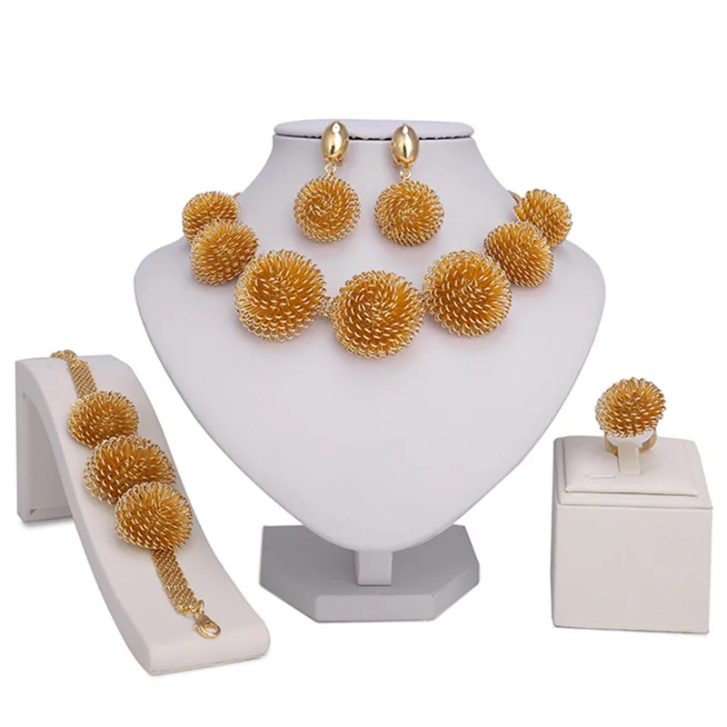 

ZuoDi 2020 dubai gold new design jewelry set Wholesale nigerian wedding bridal Jewelry set statement Women costume Jewelry set