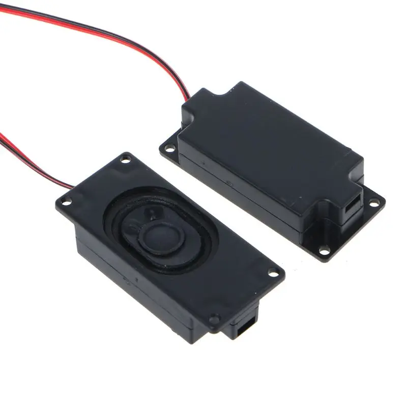 

2Pcs 3070 Advertising LCD TV Speakers Loudspeaker 4 Ohm 3W Rectangle Speaker New