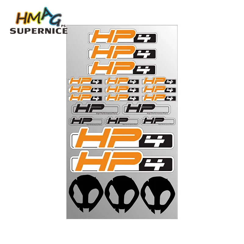 

HP4 Logo sign stickers Motorcycle Fuel Tank helmet Boxes Cases Reflective MOTO Sticker Decal For BMW HP4 S1000RR S1000 rr HP 4