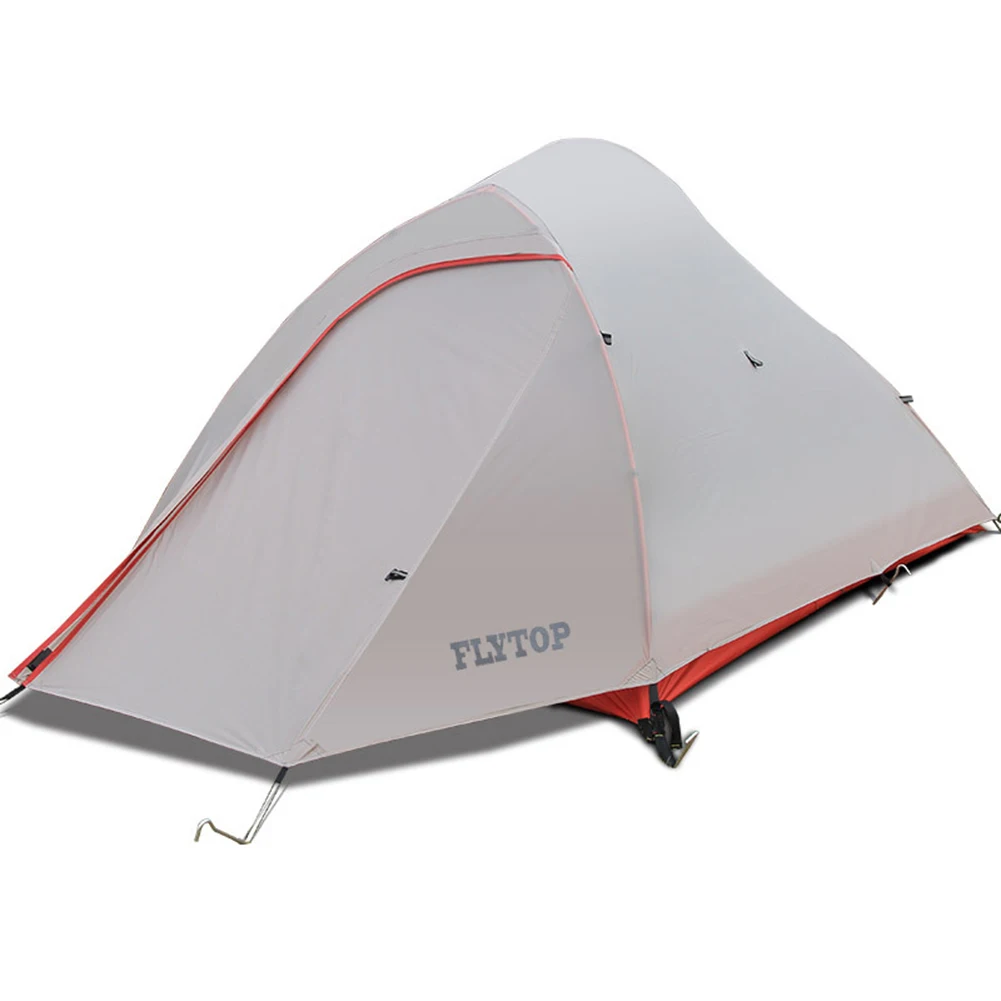 

2 Person Backpacking Tent Outdoor Camping 20D Nylon Waterproof Outdoor Hiking Tent 20D 210T Nylon Backpacking Tent With Free Mat