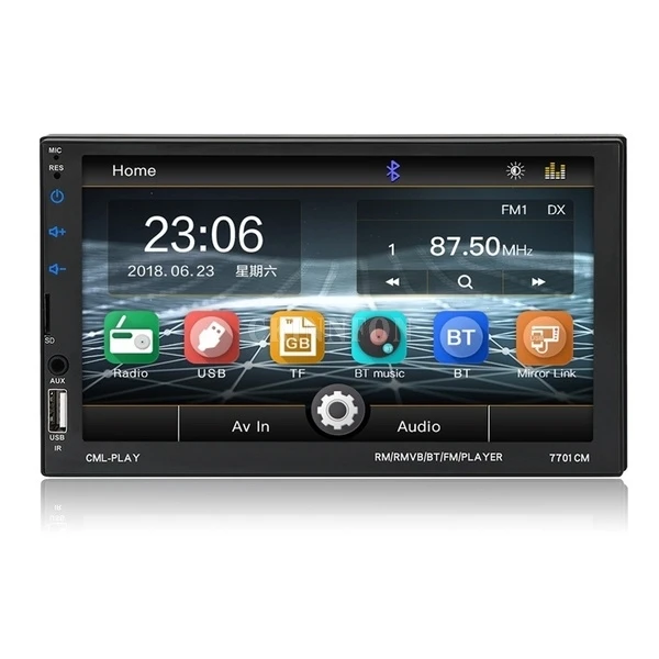 

Автомобильная магнитола 5 шт./лот, 2 din, сенсорный экран 7 дюймов, Автомобильный мультимедийный MP5 плеер, Android, зеркальное зарядное устройство, ...