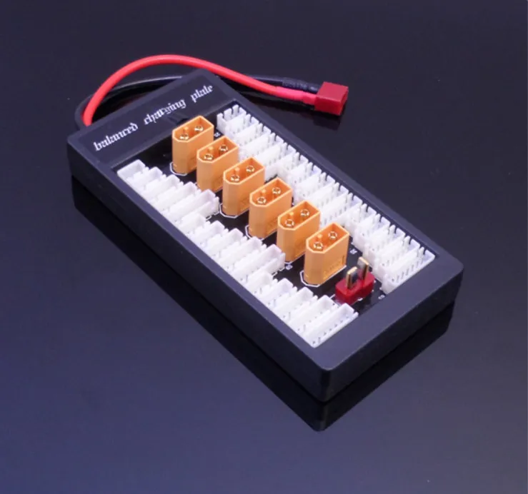 Платформа для параллельной зарядки с балансировкой Paraboard Deans T-Plug XT60 для LiPo, LiFe, NiMH с разъемом JST-XH для зарядки на зарядных устройствах iMAX B6, B6AC, B8 и RC.