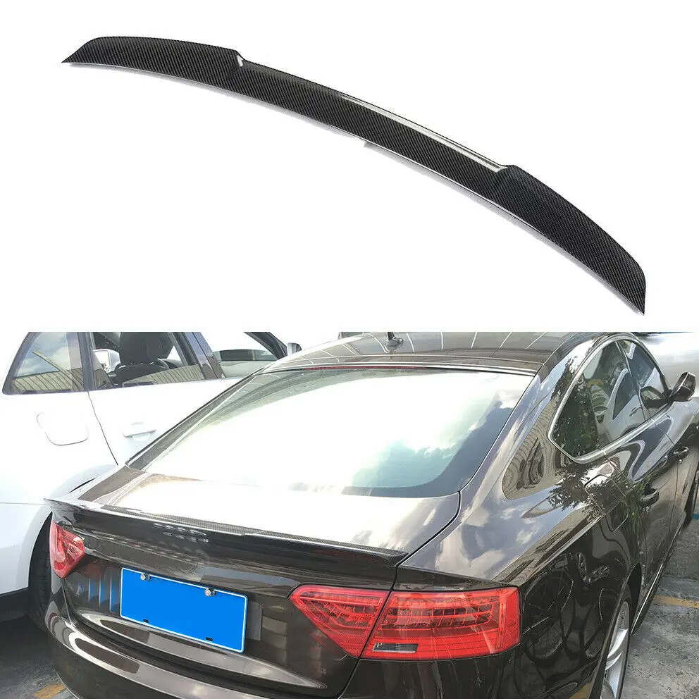 Углеродное волокно авто гоночный задний багажник спойлер крыло для губ