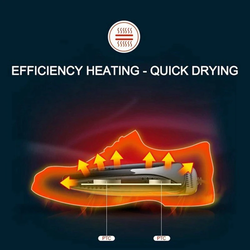

220V 15W Retractable Shoe Warmer Shoe Dryer Foot Protector Boot Odor Deodorant Device Shoes Drier Heater EU Plug