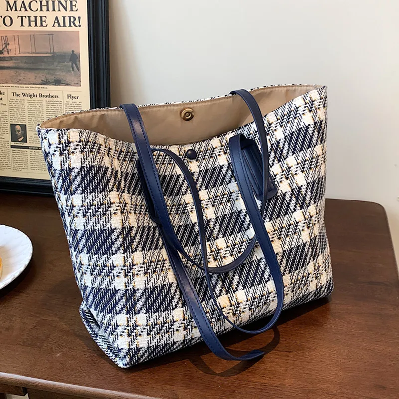 

Women Casual Canvas Totes Bag High Capacity Female Shoulder Bags Big Linen Cloth Handbag Top Handle Bag Ladies Roomy Shopper Bag