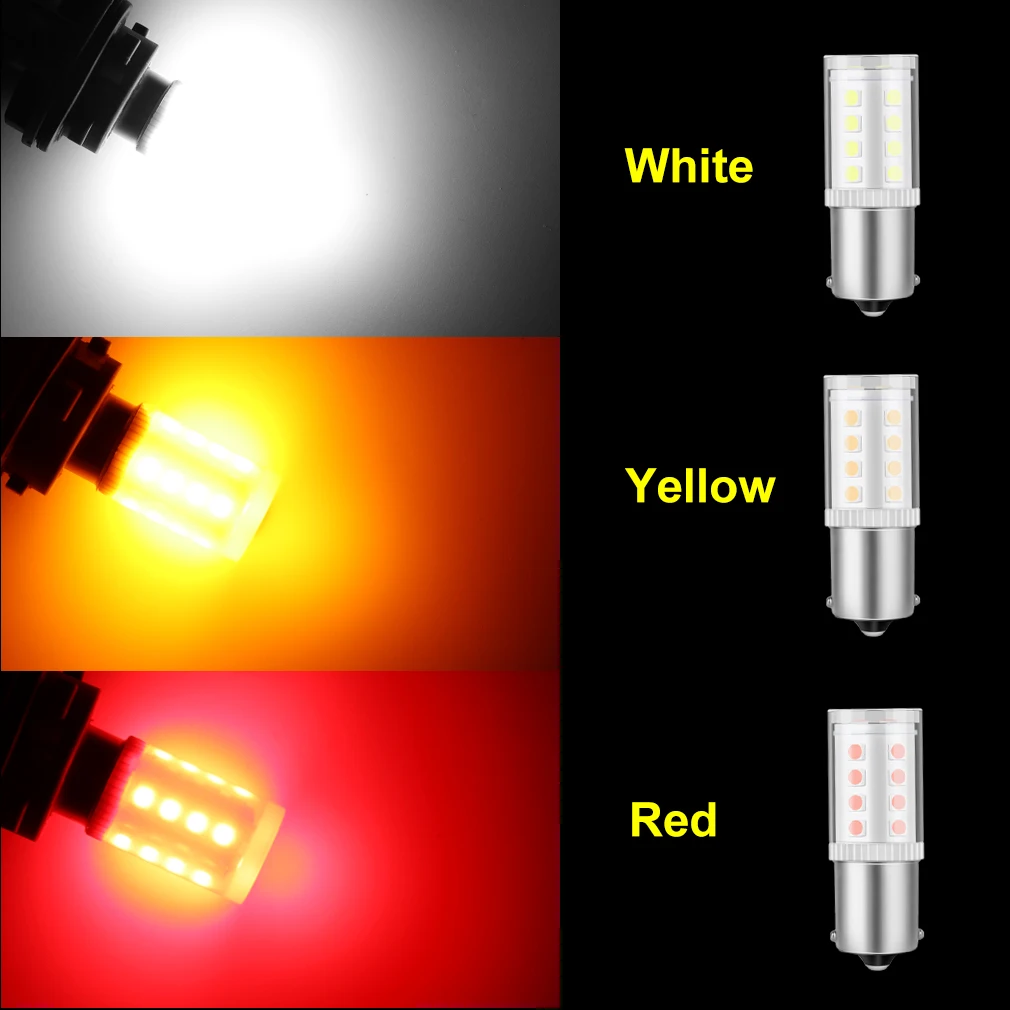 

2pcs 1156 BA15S P21W BAU15S PY21W Car Led Bulb 1157 P21/5W BAY15D Car Tail Bulb Brake Lights Led Bulbs For Turn Signal Light
