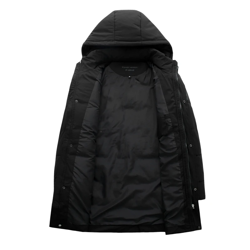 Зимняя мужская парка с капюшоном размеры 10XL 8XL 6XL 5X | Мужская одежда
