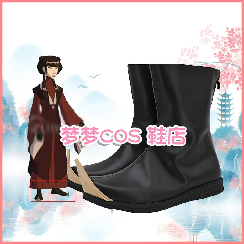 Обувь Avatar: the last Airbender Mai черная обувь для косплея Хэллоуина Рождества женщин и