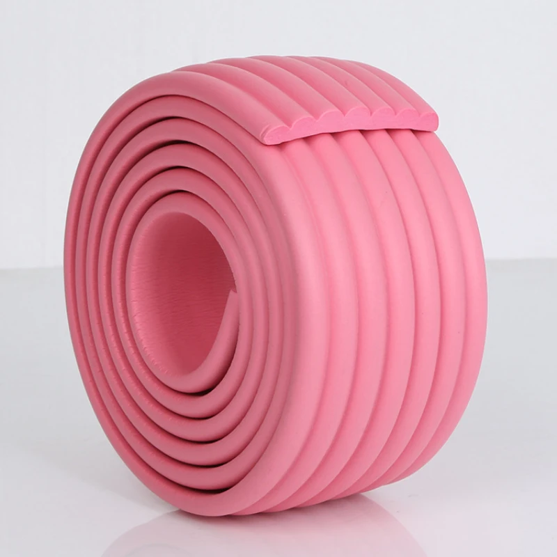 

2m Baby Children's Anti-collision Strip Solid Color W Type Thicken Widen Safety Table Edge Corner Guards Strip