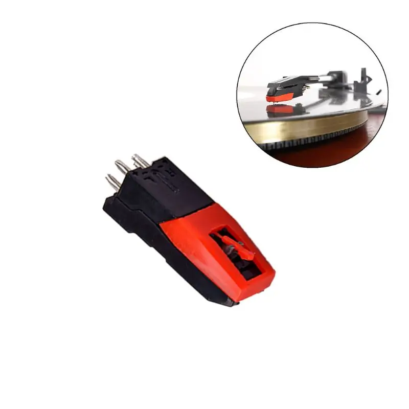 2 комплекта Универсальный граммофон запись Магнитный картридж стилус LP