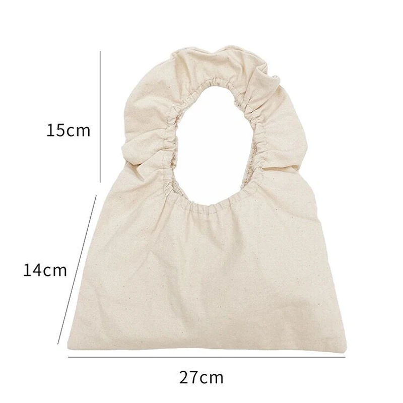 

Hot INS New Ruched Women Tote Bag Ruffles Handbags Female High Quality Canvas Cotton Japan Style Youth Bag Whole Sale