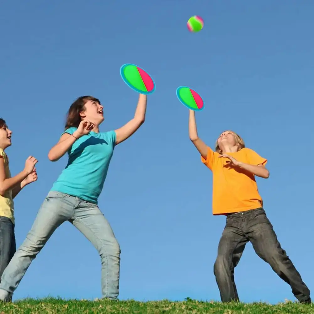 Набор игрушек бросить и поймать мяч липкий на присоске набор пляжных мячей для