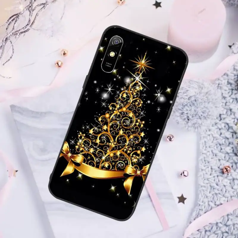 

Marry Christmas Holiday Tree New Year Phone Case For Xiaomi Mi Redmi Note 8T 9T 9S 9A 10 7 8 9 Lite pro