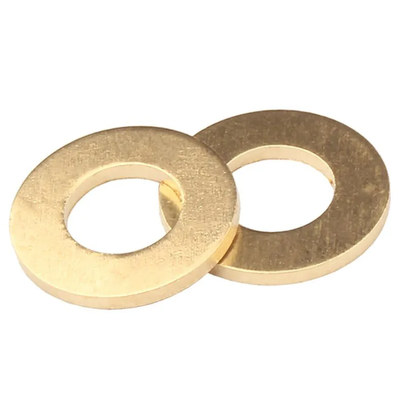 GB97 M2 M2.5 M3 M4 M5 M6 M8 M10 M12 M14 M16 M18 M20 латунная шайба толщина 0 4/0 5/0 8/1/1.2 мм электрическая -
