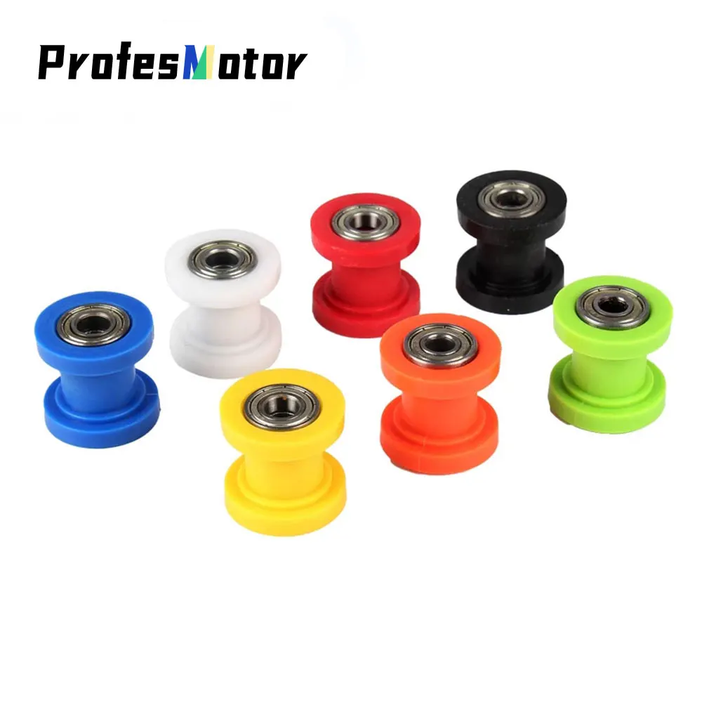 

7 Colors 8MM 10MM Guide Sprockets Bearing Roller Pulley Wheel Tensioner Guide For Pit Dirt Bike Motocross ATV CRF CR XR CNC-110