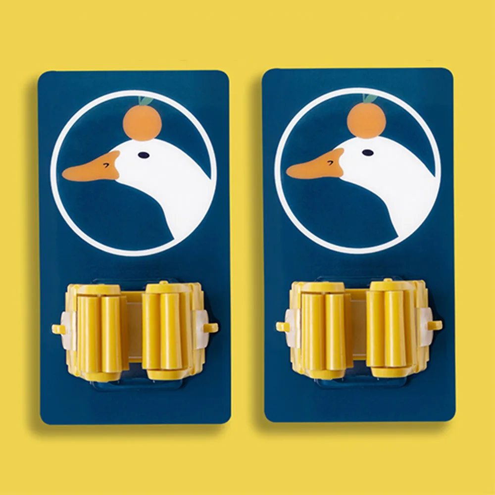 

2021 крючок для швабры, без отверстий, прочный вискозный крючок, фиксированная полка для ванной комнаты, зажим для швабры, настенный пластиков...