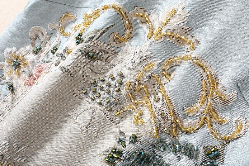 MIUXIMAO роскошное платье весна лето 2020 вечерние платья с цветами бриллиантами