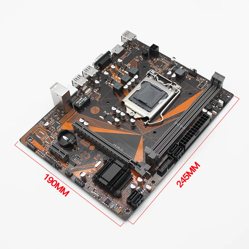 Комплект материнской платы H61 LGA 1155 для настольных ПК комплект H61M-H с процессором
