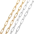 Плоская овальная фурнитура для браслетов, ожерелий, ювелирных изделий, толщина 12 х4 мм, толщина 1 метр, 316L, из нержавеющей стали