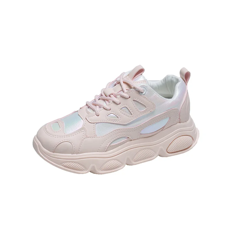 

Fashion Lace-up Korean Version of Thick-soled Sneakers Hot 2020 Autumn New Woman Vulcanized Shoes Casual Low-top Shoes Women