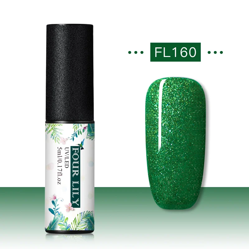 CS06931 Четыре лилии Гель-лак набор УФ Vernis Полупостоянный праймер верхнее покрытие 5 мл цветной гель для ногтей лак Nagellak Soak Off лак - Цвет: CS06931