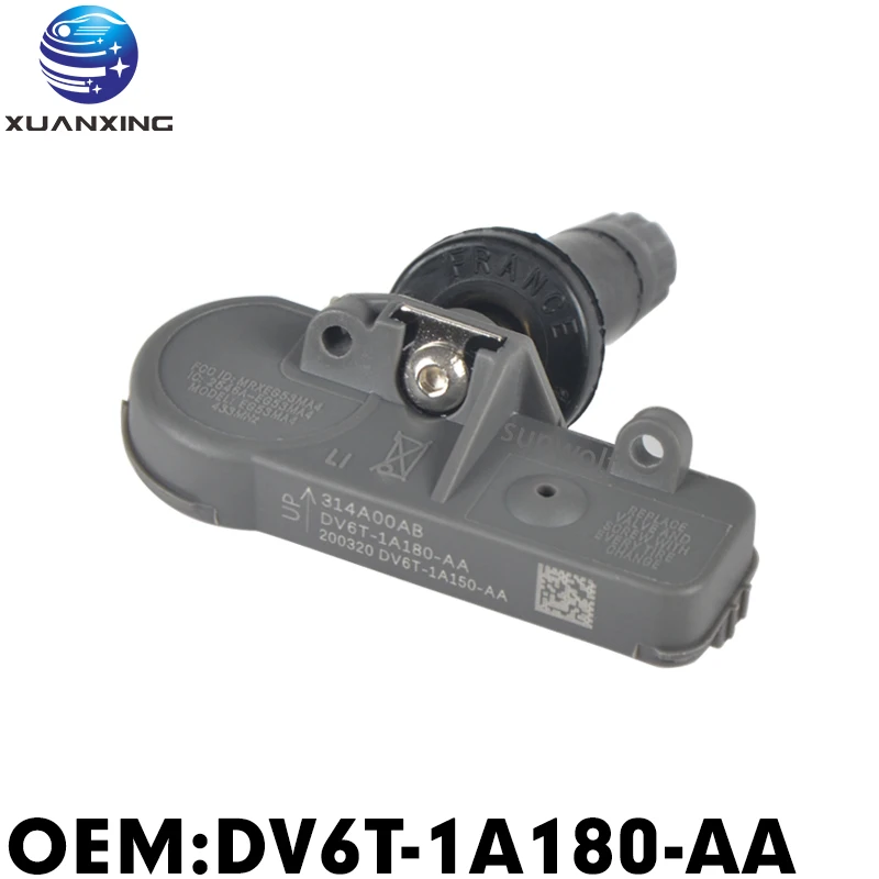 OEM DV6T1A180AA датчик давления в шинах Система мониторинга TPMS 433 МГц для Ford Explorer Lincoln Navigator DV6T-1A150-AA OEM DV6T1A180AA датчик давления в шинах Система мониторинга TPMS 433 МГц для Ford Explorer Lincoln Navigator DV6T-1A150-AA
