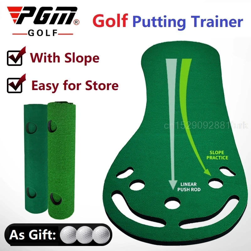 Satılık PGM Golf Yeşil Ev Golf Vuruş Paspaslar Golf Koyarak Halı Mat Kalın Pürüzsüz Uygulama Battaniye Kapalı Ev Ofis 300Cm * 90Cm