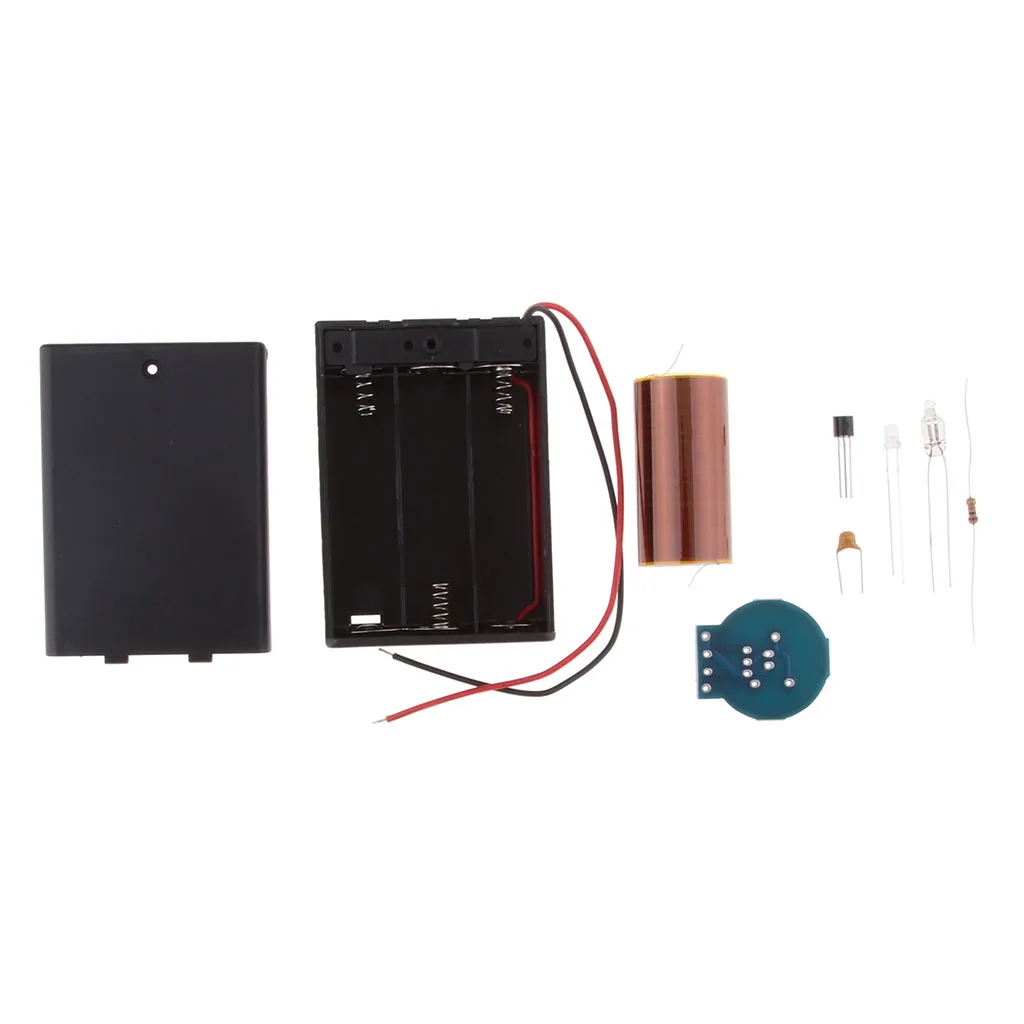 Мини SSTC стол Тесла катушки DIY Kit без дуги светильник на расстоянии собранный |