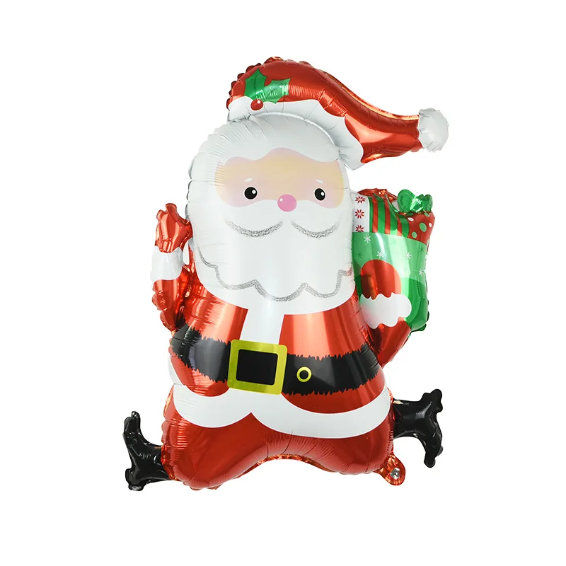 1pc Foil Balloon Рождественская вечеринка Декор одноразовые столовые приборы бумажные тарелки и стаканы соломинки Баннер Дети День рождения Рождество детский душ Декор - Цвет: 1pc Foil Balloon