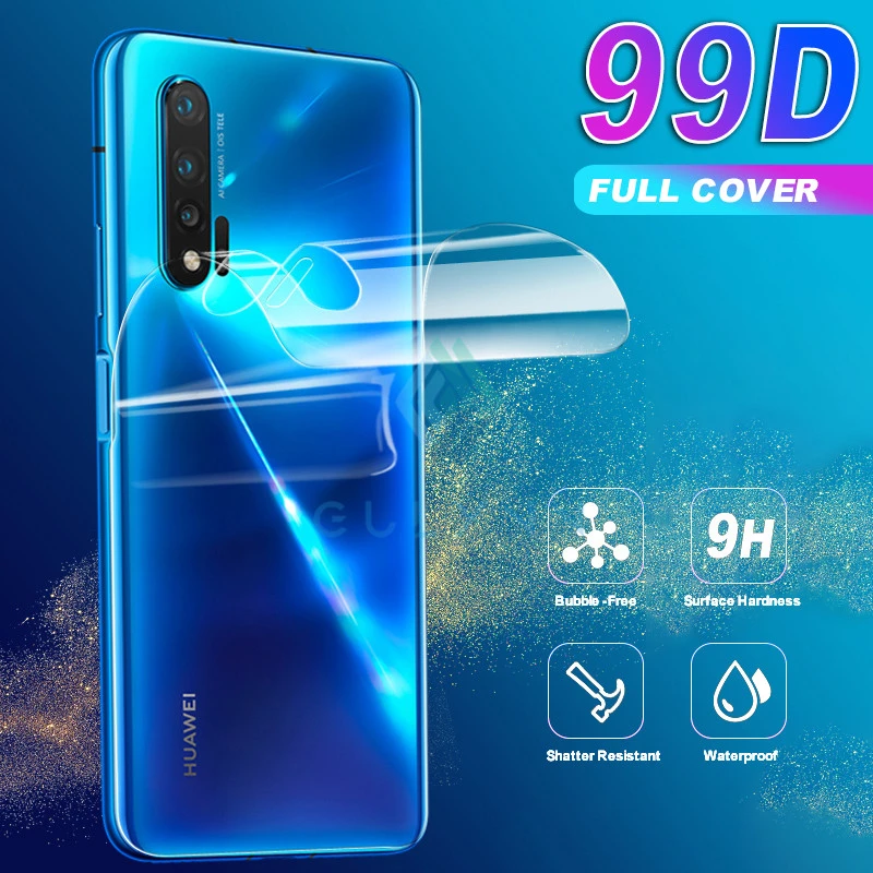 99D Защитная пленка с полным покрытием экрана Гидрогелевая для Huawei P30 Lite P20 Pro Mate 30