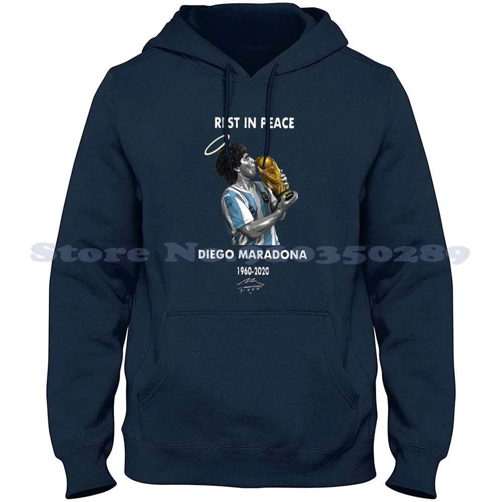 

Rest In Peace Diego Maradona Streetwear Sport Hoodie Sweatshirt Diago Maradona Diago Maradona 10 60 Year Argentina Argentina