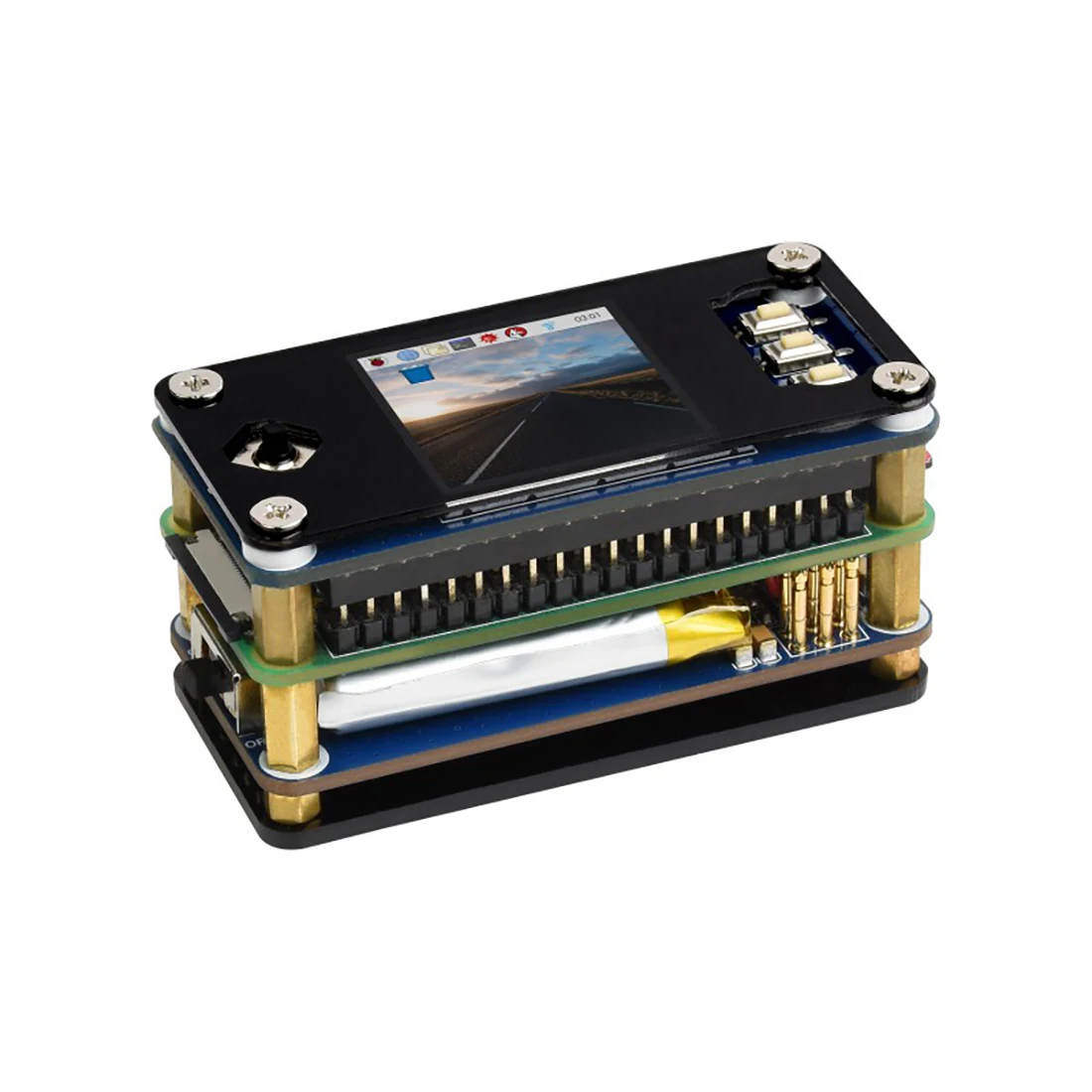 Raspberry Pi Zero WH посылка F с фотомодулем и ЖК-дисплеем 1 3 дюйма 512 МБ ОЗУ 802 11 b/g/n Wi-Fi