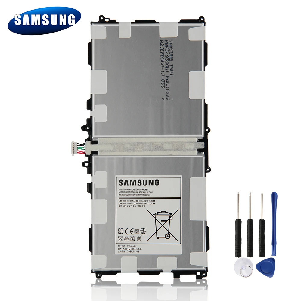 Оригинальный аккумулятор Samsung T8220E для GALAXY Note 10 1 Tab Pro P600 P601 SM T520 T525 T8220C/U/KTablet 8220