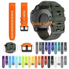 Ремешок для смарт-часов для Garmin Fenix 6 6S 6X Pro 5X 5 5S 3HR D2 S60, быстросъемный силиконовый браслет Easyfit 26 22 20 мм