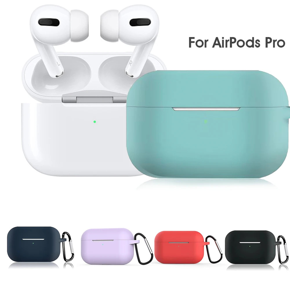 Силиконовый чехол Защитный для Apple Airpods pro TWS Bluetooth наушники Мягкий силиконовый