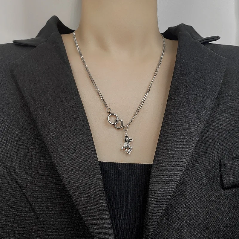 Ожерелье для мужчин и женщин крутая индивидуальная цепочка в южнокорейском