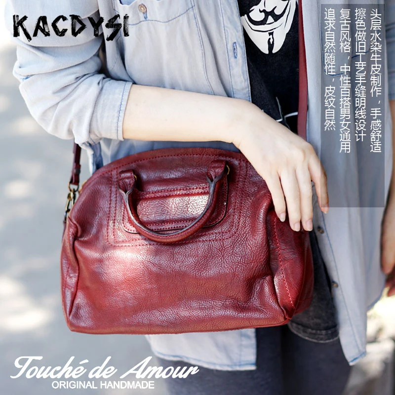 Оригинальная женская сумка через плечо из натуральной кожи высококачественные