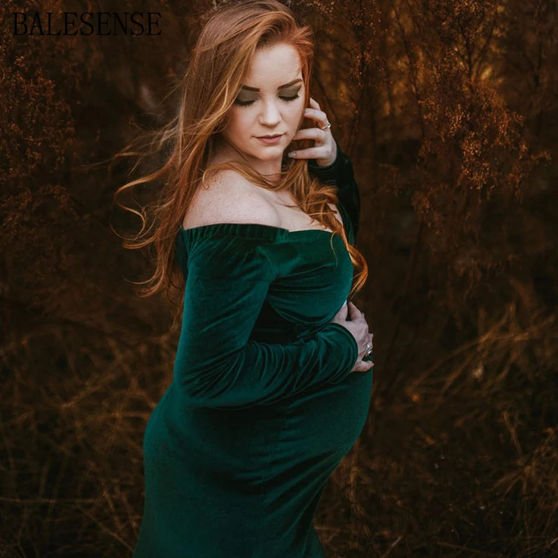 Бархатное платье для беременных фотосессии по индивидуальному заказу без