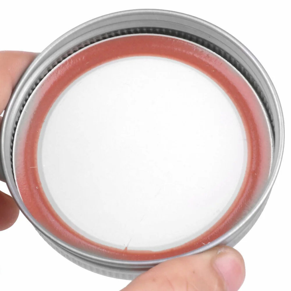 

8 Pcs/Set Regular Mouth Jar Lids Bands Whorl Leak Proof Canning Jar Caps With Wide Mouth Canning Covers Sealing Ring