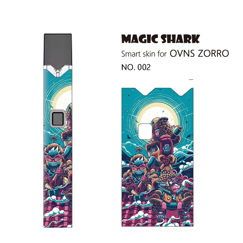 Защитный чехол из ПВХ с наклейкой Magic Shark Dollar Leopard Fighter Jinx Money для OVNS Zorro 001-016 |