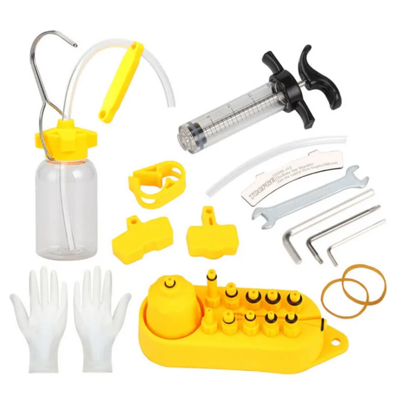 

New Bicycle Hydraulic Brake Bleed-air oiling Kit Mineral Oil Brake Funnel Set Bike Repair Tool New 2020