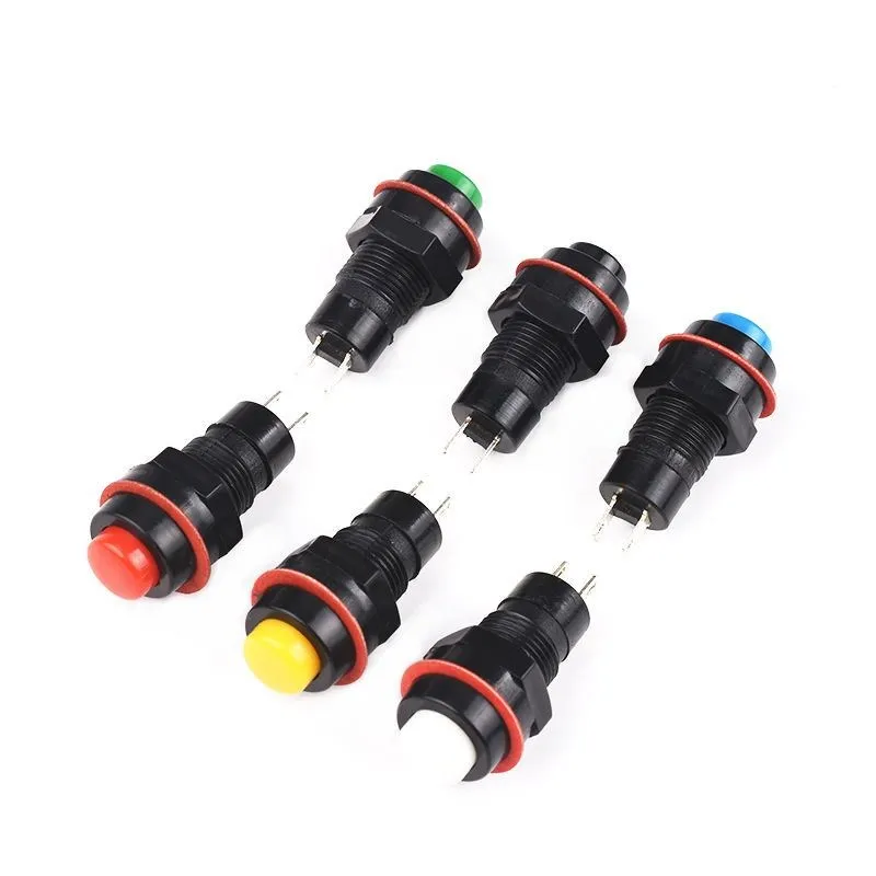 

6pcs self-reset Push Button Switch 10mm Self Return Momentary Push Button Switch