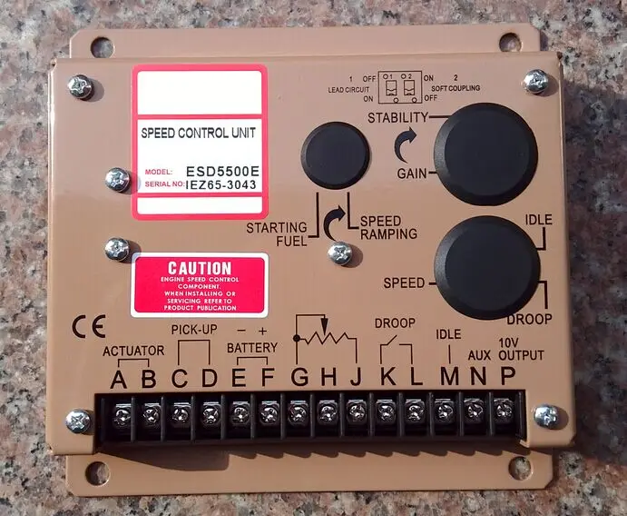 Блок управления скоростью ESD5500E контроллер генератора|generator controller|speed control unitcontroller