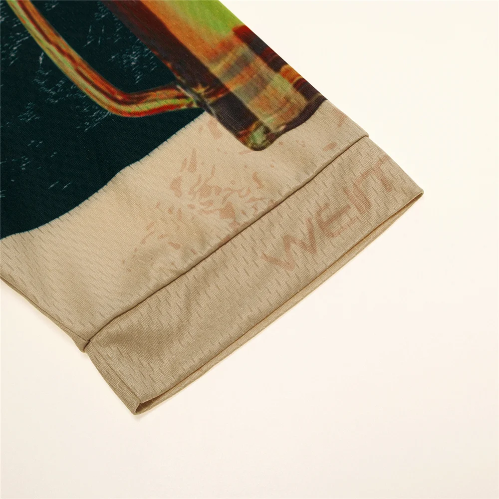 Джерси для велоспорта мужские рубашки с принтом пива горного велосипеда летняя