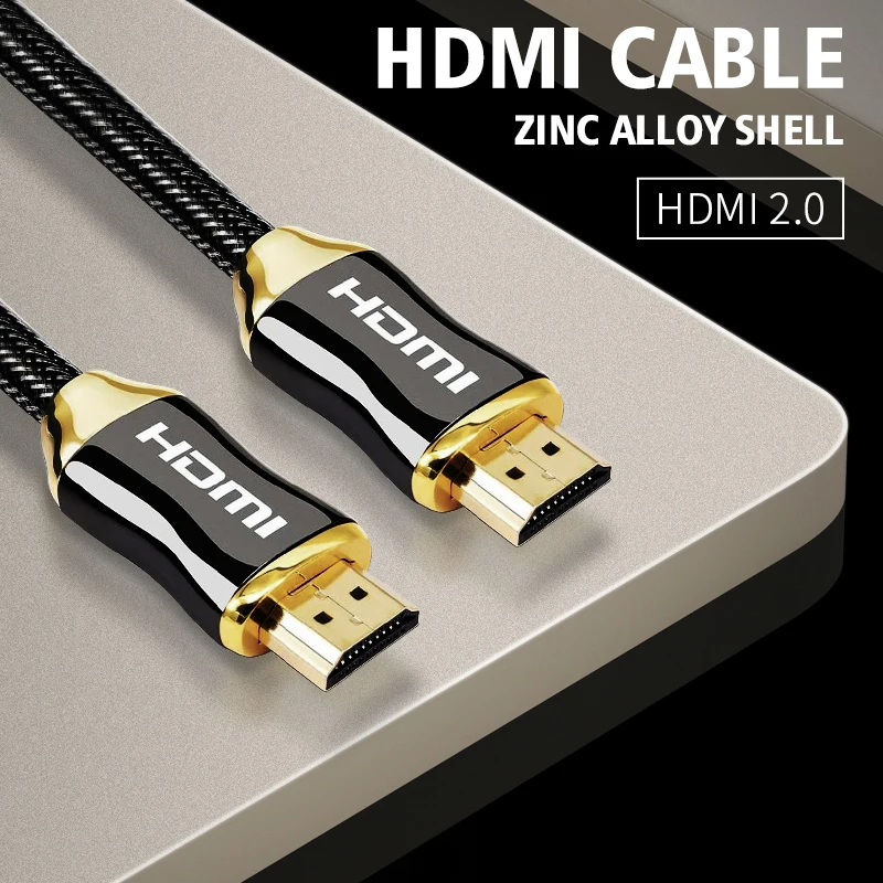 

TSYH HDMI Cable HDMI To HDMI 1.4 Cable Cord 0.5m 1m Ethernet 24K Gold-Plated Plug 3D 1080P For Projector TV BOX HDMI Cable